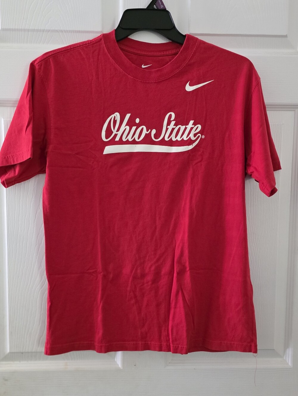 Men Size Small Nike Tee Ohio State Huskies Tshirt Red
